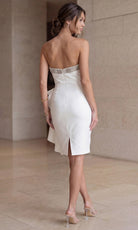 Terani Couture 252C5098 - Crystal Trim Strapless Homecoming Dress