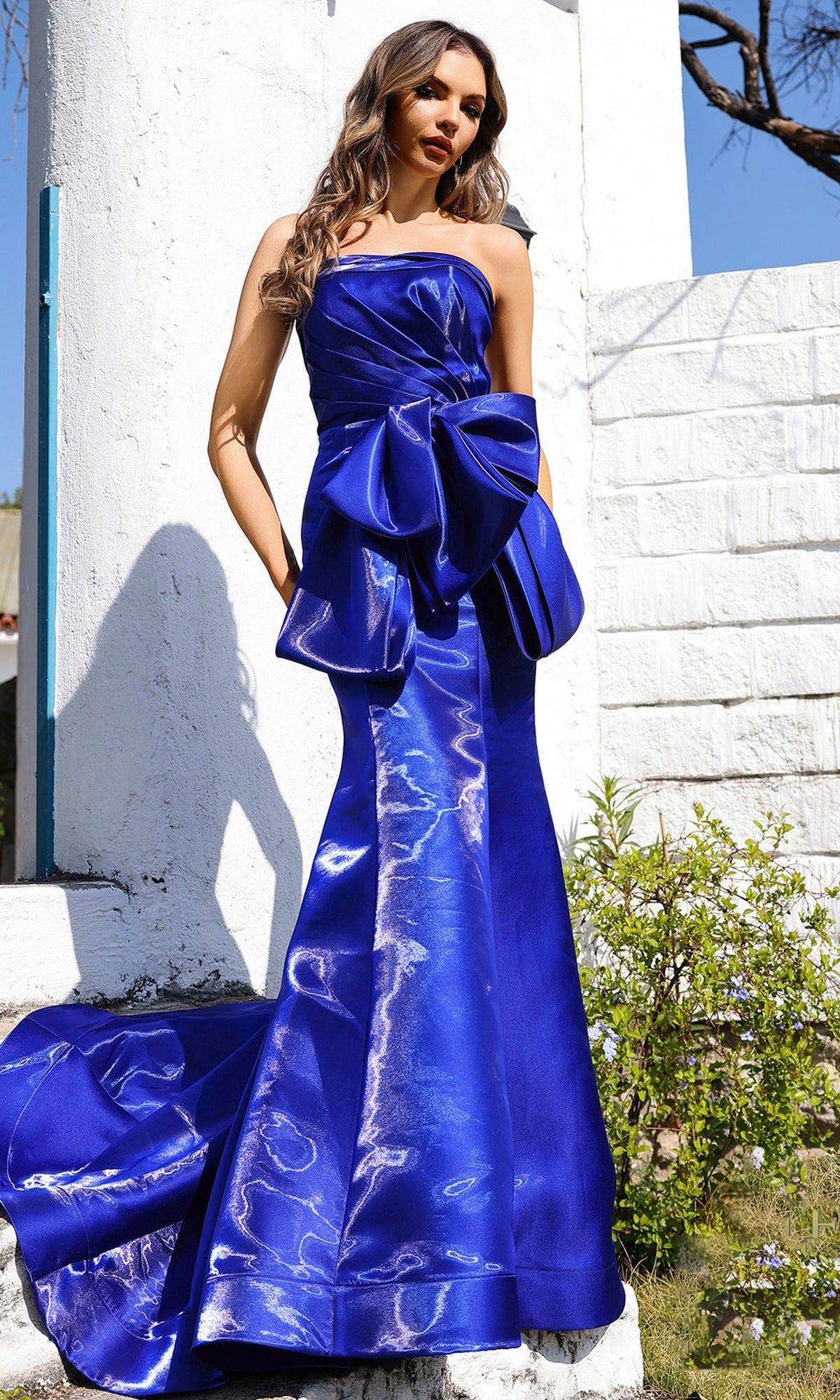 Terani Couture 252E5164 - Shimmer Strapless Trumpet Gown