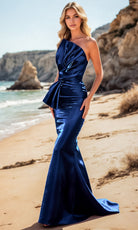 Terani Couture 252E5513 - Strapless Asymmetric Mermaid Gown