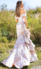 Terani Couture 252M5318 - Metallic Off Shoulder Mermaid Gown