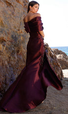 Terani Couture 252M5324 - Beaded Off-Shoulder Mermaid Gown
