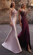 Terani Couture 261E6632 Floral Applique Dress