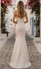 Terani Couture 261E6698 - Stretch Mikado Straight Neck Mermaid Gown