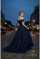 Terani Couture 261GL6659 - Off Shoulder Beaded Tulle Ballgown