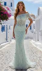 Terani Couture 261GL6756 Beaded Tulle Dress