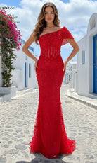 Terani Couture 261GL6756 Beaded Tulle Dress