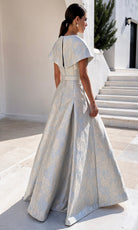 Terani Couture 261M6443 Jacquard Dress