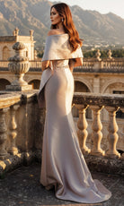 Terani Couture 261M6462 Beaded Peplum Dress
