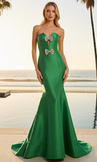 Terani Couture 261P6075 - Mermaid Dress with Crystal Bows