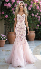 Terani Couture 261P6193 - Strapless Embroidered Mermaid Gown