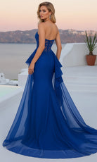 Terani Couture 261P6261 - Lace Corset Prom Dress with Overskirt