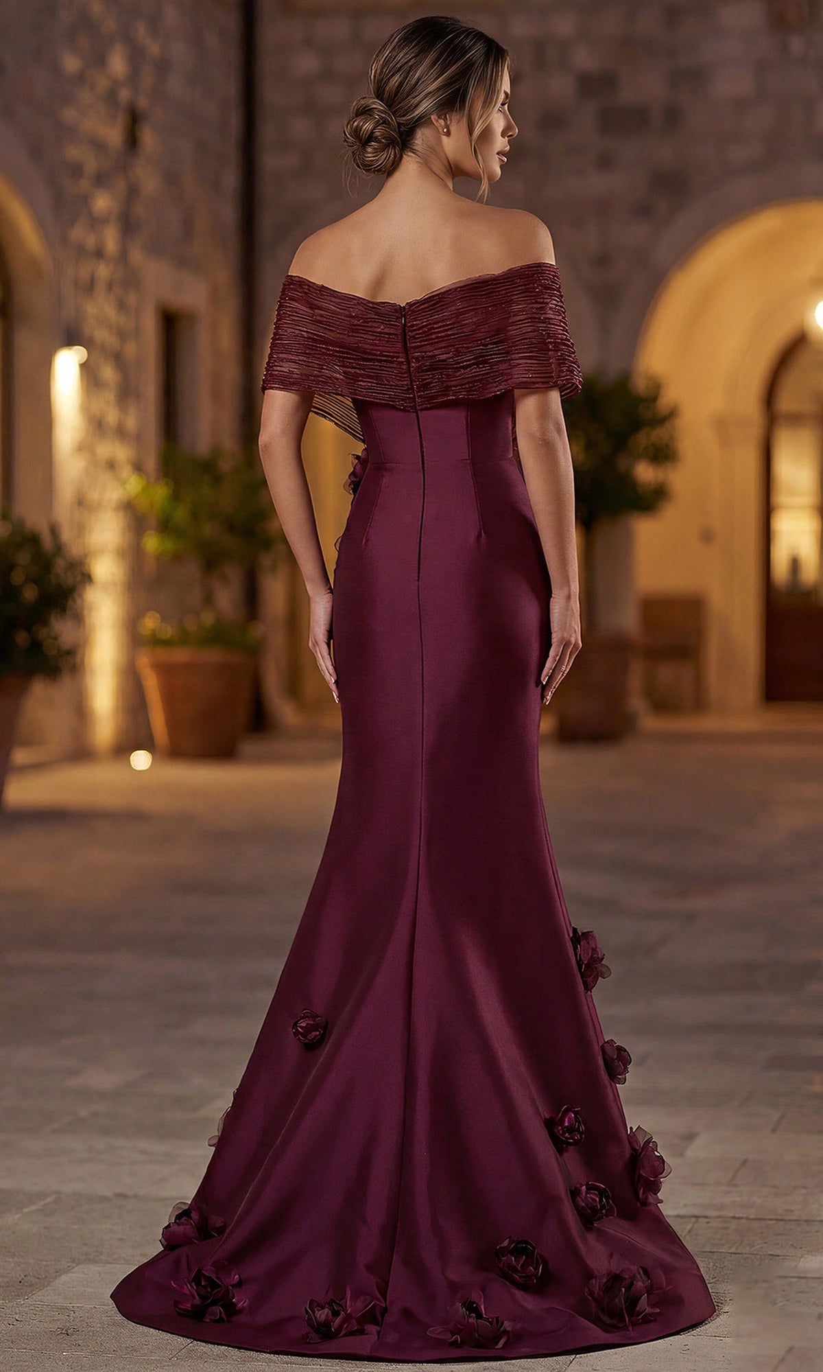 Terani Couture 262E7070 Floral Embellished Dress