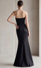 Terani Couture 262E7107 - Jacquard Beaded Neckline Evening Gown