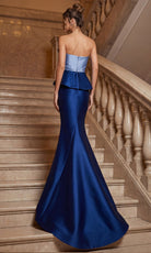 Terani Couture 262E7115 Fan Detailed Dress