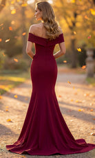 Terani Couture 262M7251 - Jeweled Waist Off Shoulder Mermaid Gown