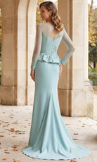 Terani Couture 262M7257 - Floral Bateau Gown