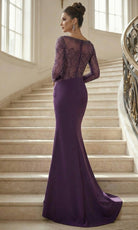 Terani Couture 262M7293 - Crystal Embellished Bateau Evening Gown