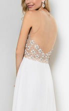 Terani Couture - Illusion Sweetheart Chiffon Gown 1712P2512 - view 5