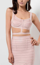 Terani Couture - Two-Piece Cutout Cocktail Dress 1711C3044 - detail view