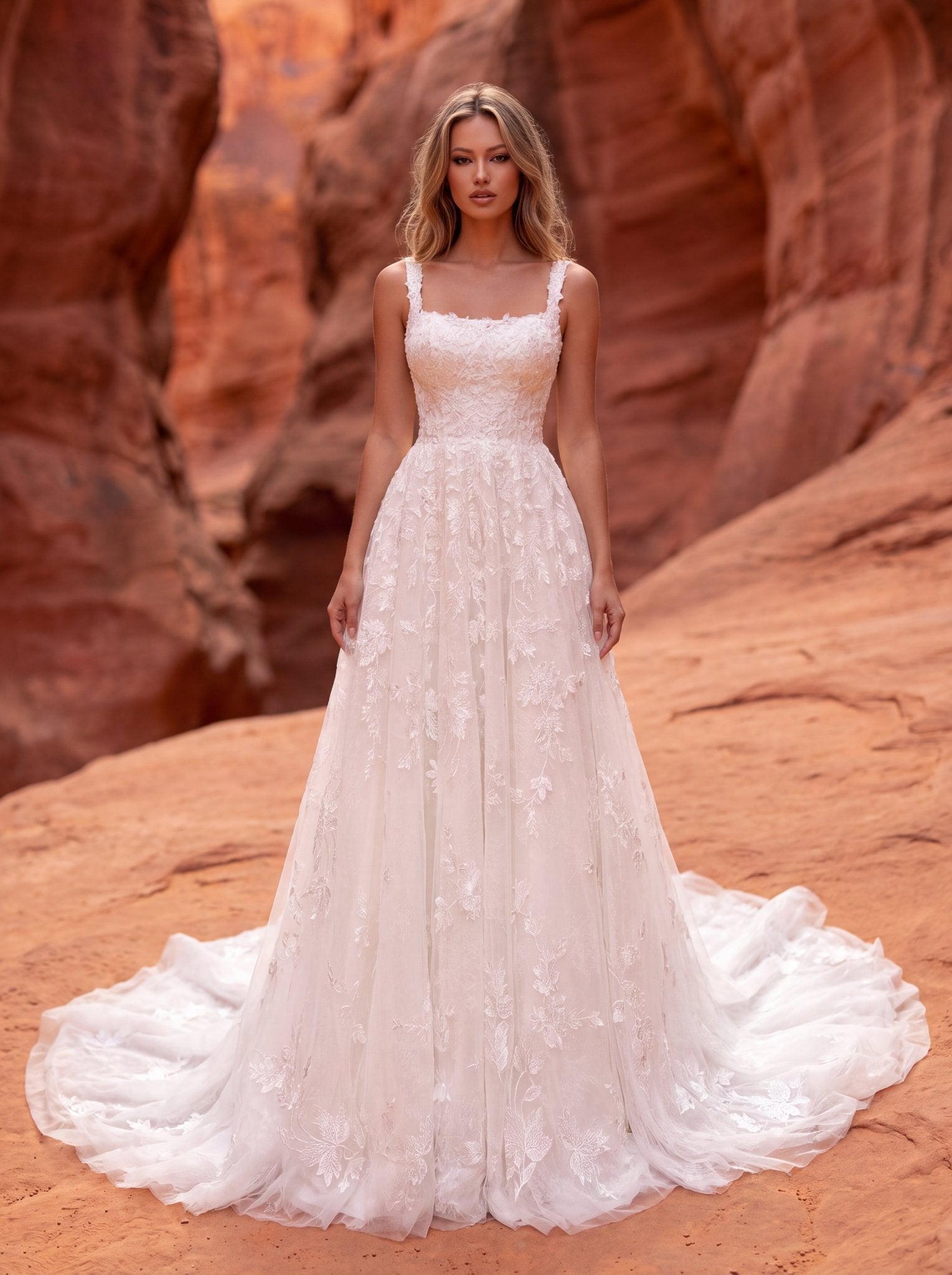 Verra Valle 900259 Wedding Dress - Silhouette Dresses