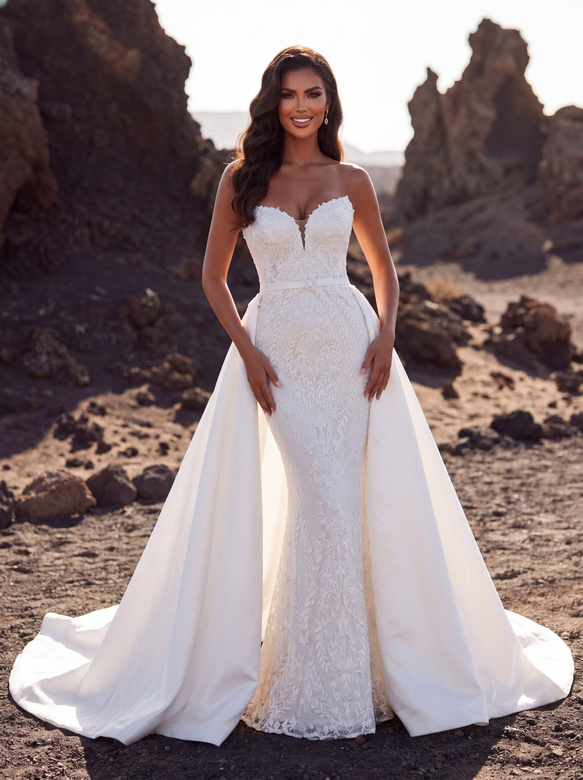 Verra Valle 900404 Wedding Dress - Silhouette Dresses