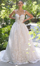 Andrea and Leo WL058 - Sweetheart Neck Floral Embroidered Ballgown - Silhouette Dresses